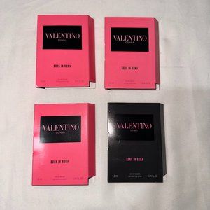 4 Valentino Perfume Samplers 1.2ml each